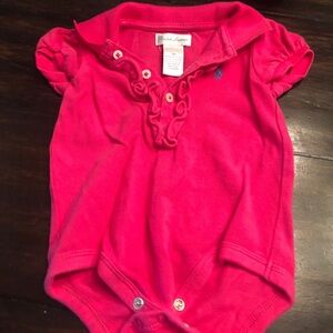 Ralph Lauren 3M onesie with frills💕💙